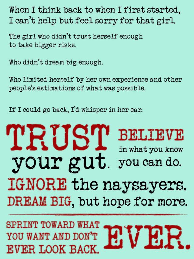 trust your gut quote